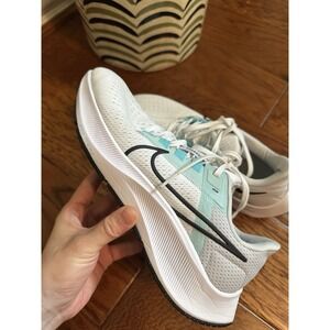 Nike Air Zoom Pegasus 38 CW7358-102 Sneakers Women 8 White Running Shoes